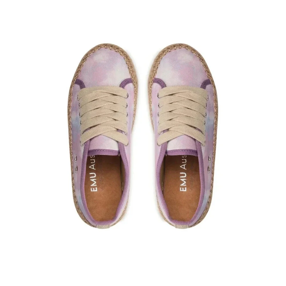 EMU Australia Agonis T12669 Kids US 3 Pink Tie-Dye Canvas Comfort Shoes JOBB623
